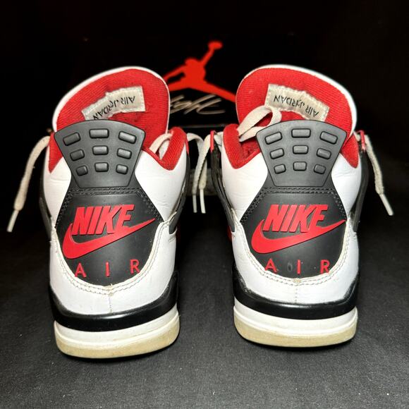 Nike Air Jordan 4 Retro OG Fire Red 2020 Men's Shoes - Size 5.5 - Picture 5 of 8